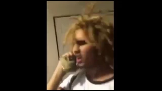 Lil Pump Almost Gets Caught Drinking Lean On Airplane