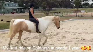 My first ride on Goldrush in nearly 1 year