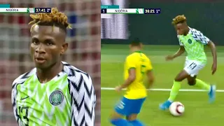 Samuel Chukwueze vs Brazil | SPEED & SKILLS | WELCOME TO MILAN 🇳🇬