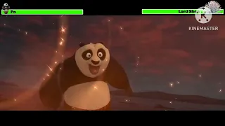 Kung Fu Panda 2 (2011) Final Battle with Healthbars