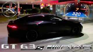 MercedesBenz GT63S ///AMG | 639 HP | 0 - 320km/h at night!