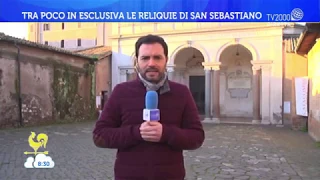 In esclusiva le reliquie di San Sebastiano