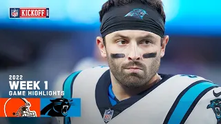 Cleveland Browns vs. Carolina Panthers Game Highlights | Week 1 2022 Game Highlights