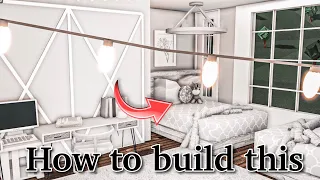 How to build a bed in welcome to bloxburg Roblox