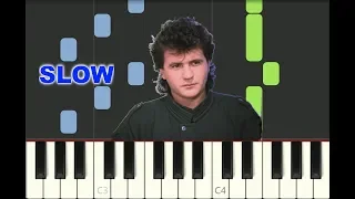 SLOW piano tutorial "AIMER EST PLUS FORT QUE D'ETRE AIME" Balavoine, avec partition gratuite (pdf)