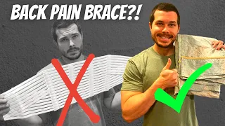Homemade Back Brace Reduces Back Pain & Sciatica (Try Before You Buy)