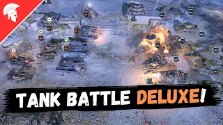 Company of Heroes 3 - TANK BATTLE DELUXE! - British Forces Gameplay - 4vs4 Multiplayer