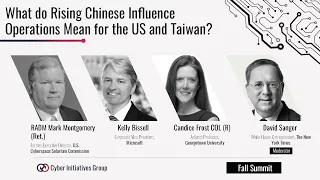 What do Rising Chinese Influence Operations Mean for the US and Taiwan? | Cyber Initiatives Group