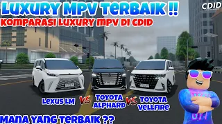 MANA LUXURY MPV TERBAIK DI CDID !! | Roblox CDID WAR