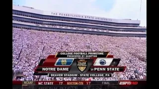 2007 Notre Dame @ #14 Penn State No Huddle