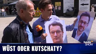 WER IST WER? Fabian Köster verzweifelt an den NRW-Spitzenkandidaten | heute-show vom 13.05.2022