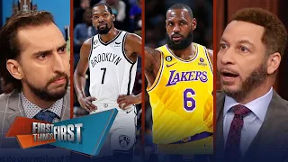 LeBron, Lakers winless thru 4 games; Giannis hangs 43 on KD, Nets in win | NBA | FIRST THINGS FIRST