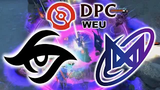 NIGMA GALAXY vs TEAM SECRET - INCREDIBLE !!! DPC WEU TOUR 2 DIVISION 1 DOTA 2