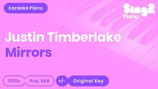 Justin Timberlake - Mirrors (Higher Key) Piano Karaoke