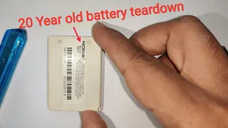 what is inside mobile battery Twenty year old Nokia battery teardown!