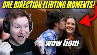 One Direction with Girls and Flirting Moments REACTION!!