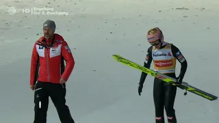 Stefan Kraft stürzt in Engelberg