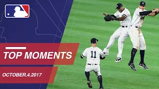Check out 10 moments from the AL Wild Card: 10/3/17