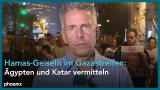 Israel: Michael Bewerunge (ZDF) zur Geiselnahme durch die Hamas und die Stimmung in Tel Aviv