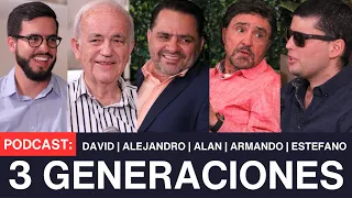 TRES GENERACIONES ALDUCIN | David, Alejandro, Alan, Armando y Estefano Alducin | PODCAST