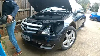 mercedes r320 (2006-2009) xenon headligh removal