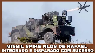 Míssil SPIKE NLOS de Rafael Integrado e Disparado Com Sucesso No JTLV-Lockheed Martin-(JLTV).