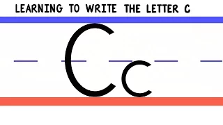 Write the Letter C - ABC Writing for Kids - Alphabet Handwriting by 123ABCtv