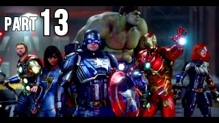 MARVEL'S AVENGERS Walkthrough Gameplay Part 13- FINAL BOSS [ AVENGERS ASSEMBLE ] FULL GAME (PS4 PRO)