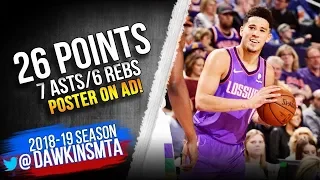Devin Booker Full Highlights 2019 03 01 Suns vs Pelicans   26 Pts Poster On AD!  FreeDawkins 1