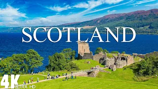 Bird's Eye View of SCOTLAND in 4K UHD :  Relaxation Film 4K ( beautiful places in the world 4k )