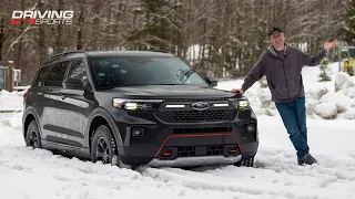 2022 Ford Explorer Timberline AWD Review and Snow Test