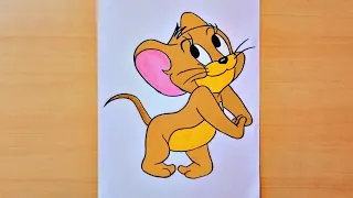 How to Draw Jerry The Mouse || how to draw jerry easy step by step