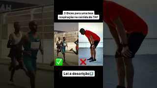 3 Dicas para uma boa respiração na corrida do TAF 2400 metros🥵