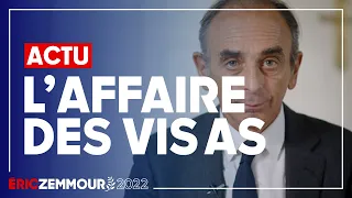 Éric Zemmour : réaction sur la réduction des visas pour Algérie, Maroc et Tunisie