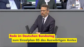 Rede im Deutschen Bundestag | Otto Fricke (FDP) zum Einzelplan 05 des Auswärtigen Amtes