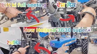 New Holland 3630 super+ lift seeting