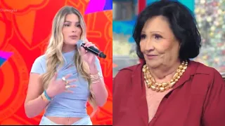 Dona Déa Lúcia questiona atitudes de Yasmin com alguns participantes | Domingão com Huck