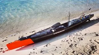 The Ultimate Offshore Fishing Kayak - Rigged Carbon Fibre Beast!