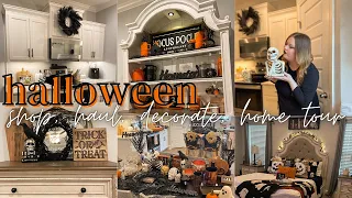 🎃HALLOWEEN DECORATE WITH ME MARATHON | HALLOWEEN SHOP, HAUL, DECORATE, HOME TOUR | HALLOWEEN DECOR