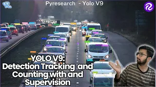 Track & Count Objects using YOLOv9 & Supervision