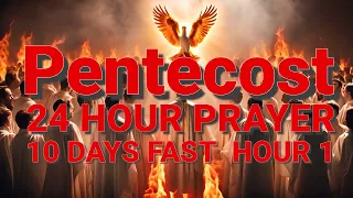 Pentecost Prayer Hour 1: -Acts 1:4-5 #prayer #upperroom #upperroomprayers #testimonytv #pentecost