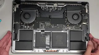 15" inch MacBook Pro A1990 Disassembly Trackpad Track Pad Touchpad Touch Pad Replacement Removal