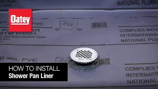 How to Install a Shower Pan Liner