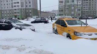 К ТАКОМУ БЫЛИ НЕ ГОТОВЫ. Москву завалило снегом. Подольск встал. Февраль в Москве