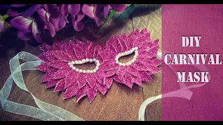 DIY CARNIVAL MASKS // MASQUERADE MASK TUTORIAL