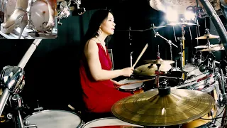 Twisted sister - We're not gonna take it drum cover by Ami Kim (139)