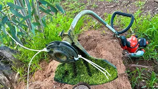 Using zip ties on a weed eater or trimmer @elchanojose4633