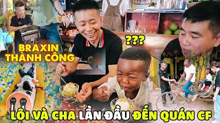 Quanglinhvlogs || Lôi Và Cha Lần Đầu Đến Quán Cafe Việt Nam ? Háo Hức Trải Nghiệm Những Thứ Mới Mẻ