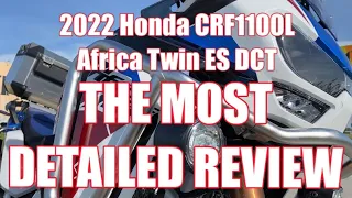 Ep 61: Detailed Review | 2022 Honda CRF1100L Africa Twin Adventure Sports ES DCT