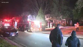 South Charlotte family escapes house fire safely